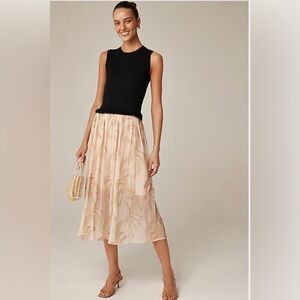 J. Crew Collection Caterina Skirt in Crinkle Chiffon
